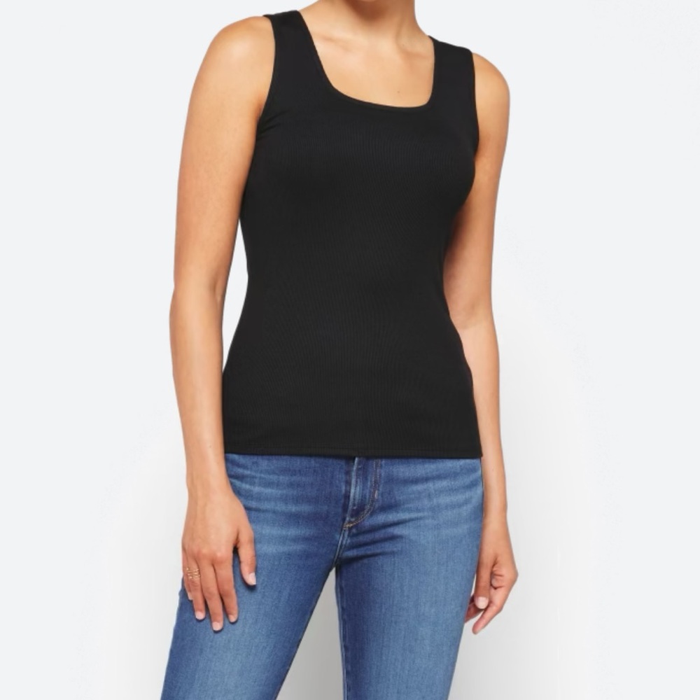 🧳 41 Hawthorn Kyle Square Neck Modal Fitted Rib Knit Tank 🫶 - Picture 1 of 12